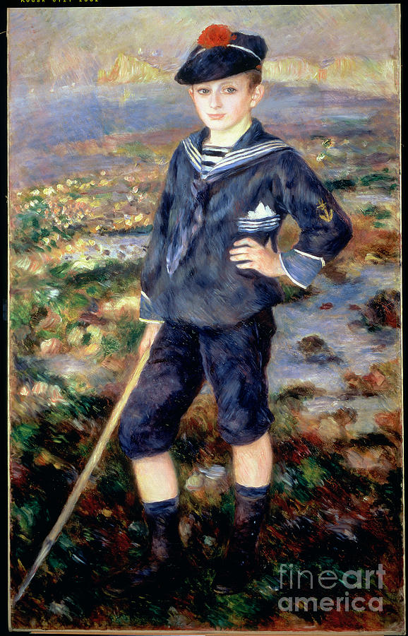 Sailor Boy Painting by Pierre Auguste Renoir