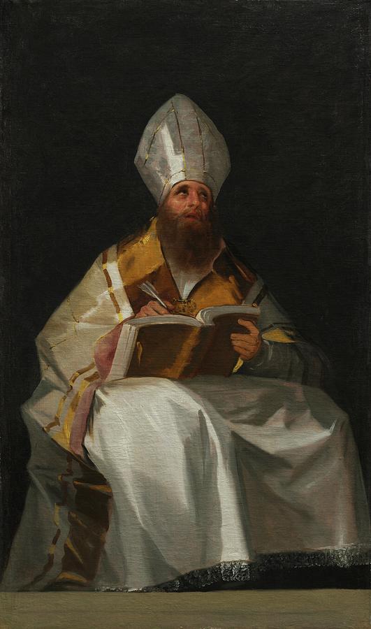 Saint Ambrose Painting by Francisco De Goya - Fine Art America