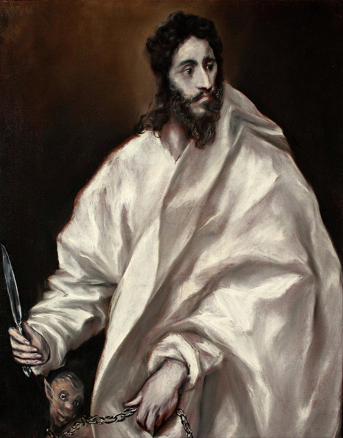 El Greco Painting - Saint Bartholomew #1 by El Greco