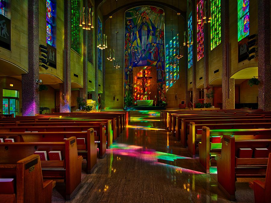 Saint Columbia Catholic Cathedral Sanctuary Photograph by Mountain ...