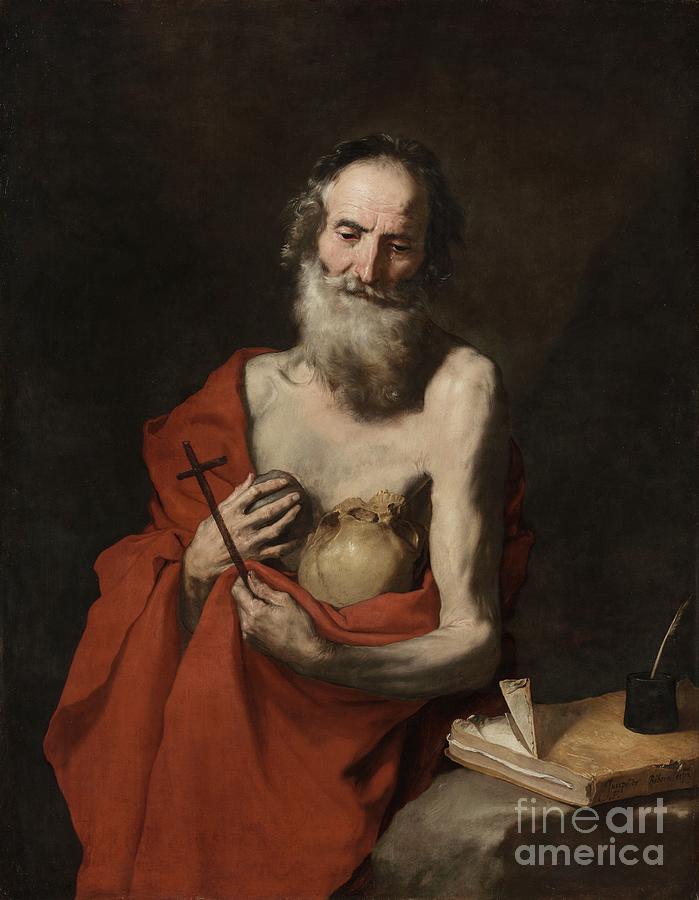 Saint Jerome #1 Drawing by Heritage Images