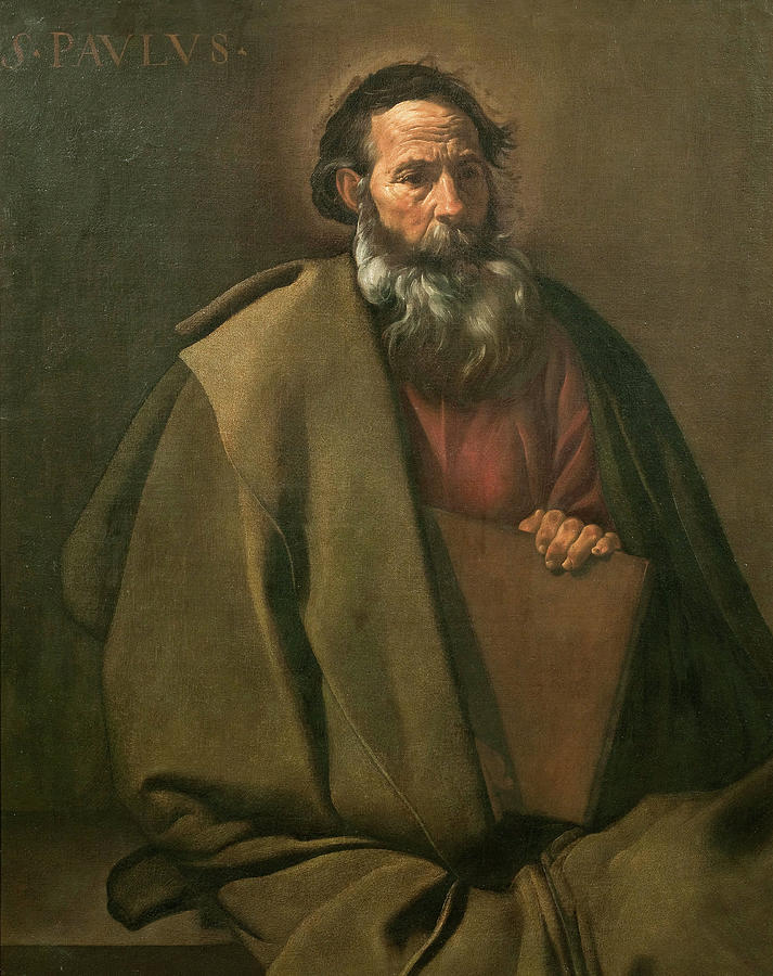 Portrait Painting - Saint Paul #1 by Diego Velazquez