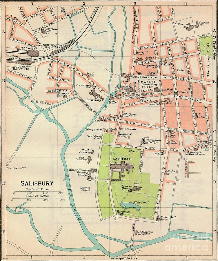 Salisbury #1 Drawing by Print Collector
