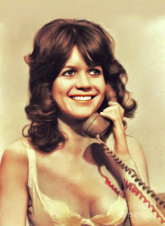 Sally Geeson, Actress Painting by Esoterica Art Agency.