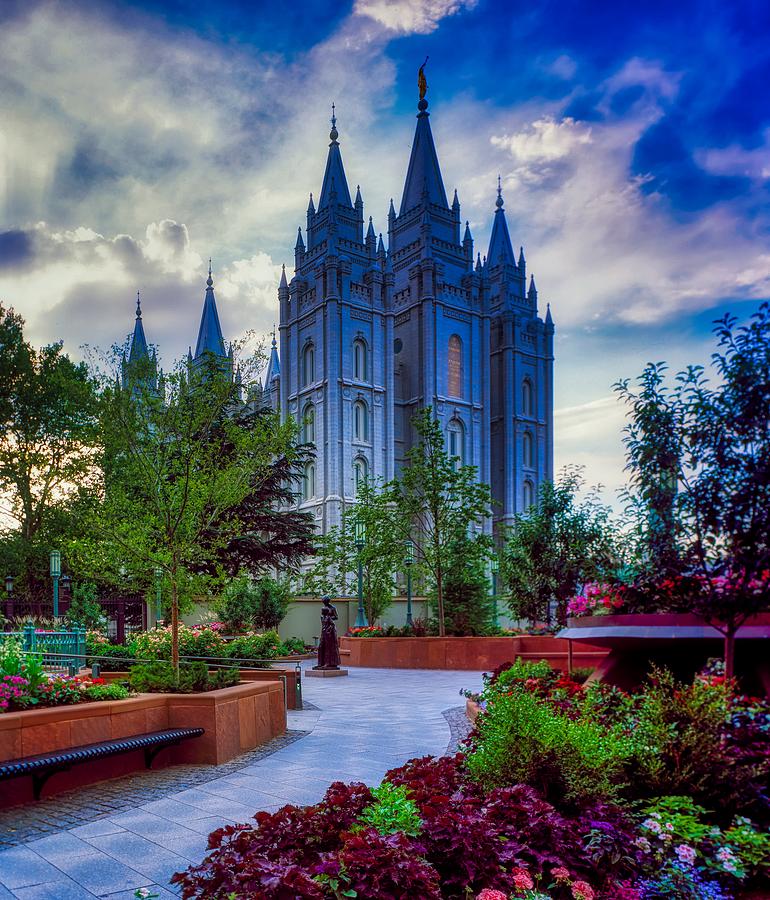 Salt Lake City Photograph - Salt Lake Temple #1 by Mountain Dreams