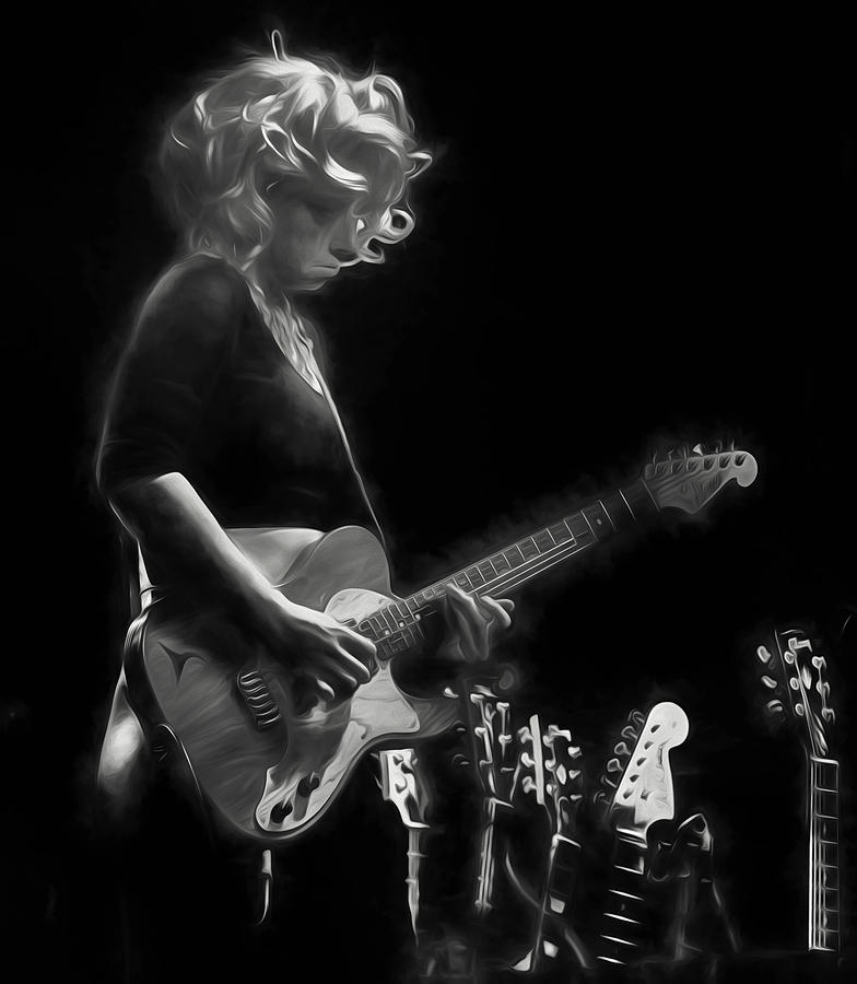 Samantha Fish in Black and White as art Photograph by Alan Goldberg ...