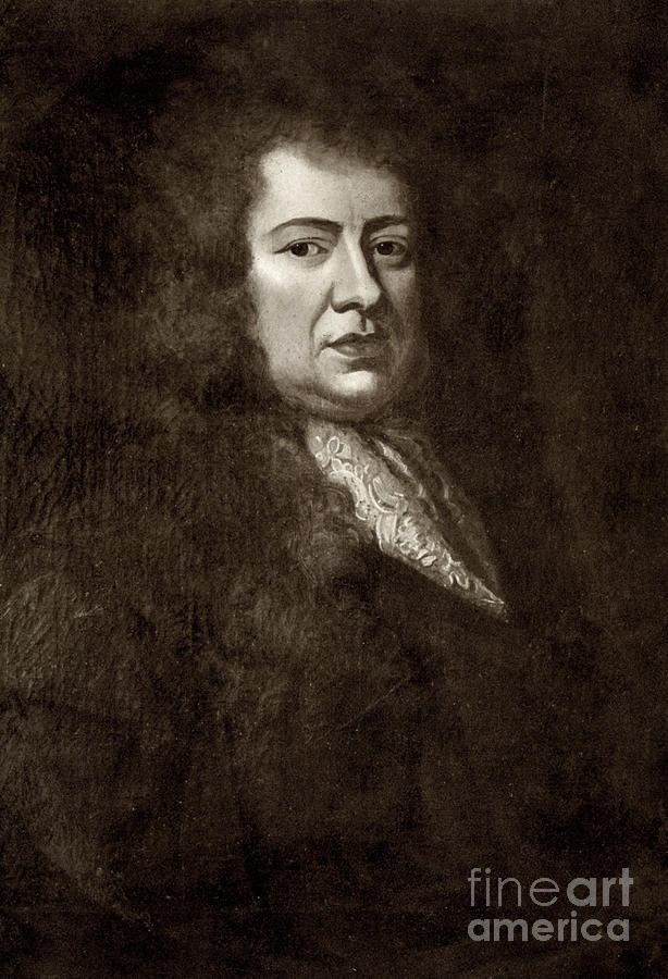 Samuel Pepys, English Naval #1 Drawing by Print Collector