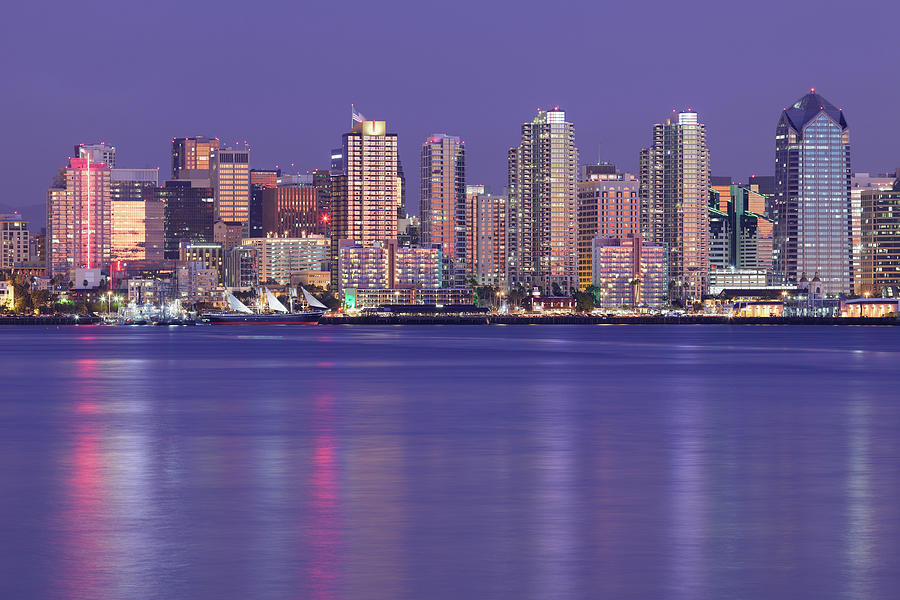 San Diego Skyline #1 Photograph by S. Greg Panosian