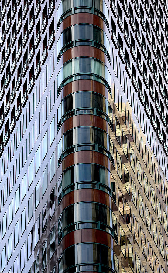 Architecture Photograph - San Franciscos Urban Geometry #1 by Robin Wechsler