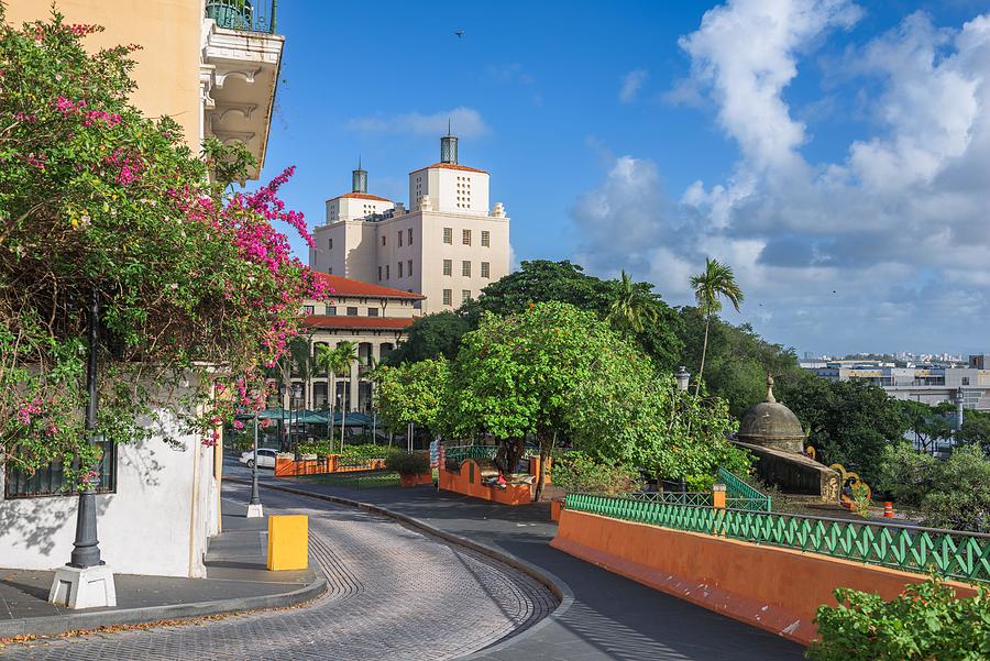 Architecture Photograph - San Juan, Puerto Rico Streets #1 by Sean Pavone