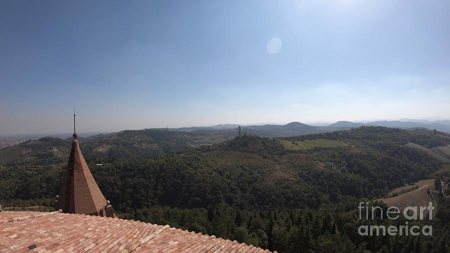 San Luca aerial viewpoint #1 Photograph by Benny Marty