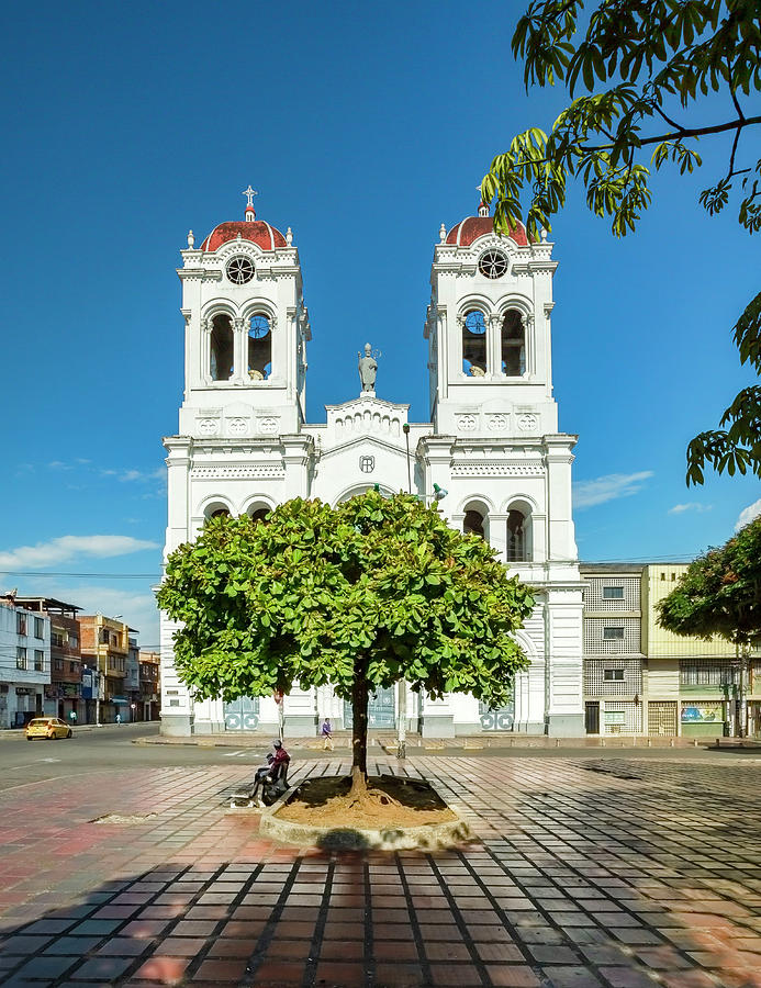 City Digital Art - San Nicolas Church, Cali, Colombia #1 by Photolatino