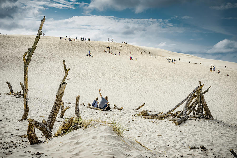 Sand Dunes In Slowinski National Park Close To Leba, Shore Of Baltic Sea ostsee. Park Has Been Included By Unesco In The World Network Of Biosphere Reserves. #1 Photograph by Dariusz Zarod
