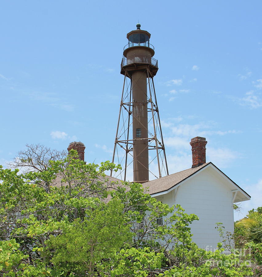 Sanibel Island Lighthouse on the Gulf of Mexico in Florida Photograph ...