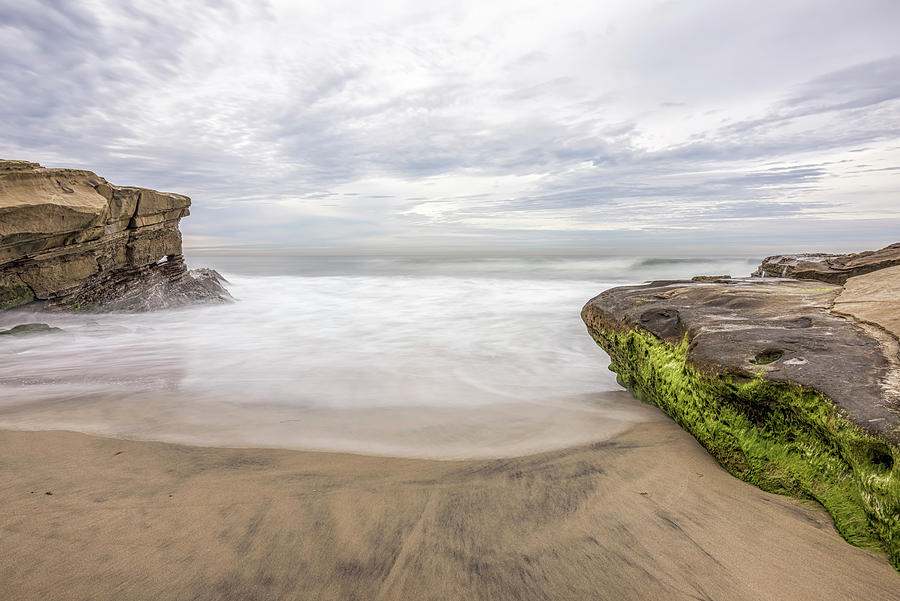 Santa Cruz Beach In Ocean Beach. San Diego Ca 1 Photograph by