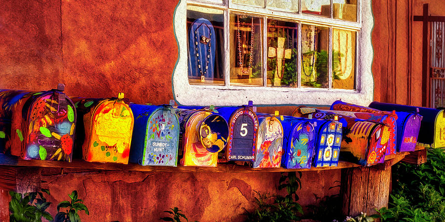 Santa Fe Mailboxes #1 Photograph by Wendell Thompson