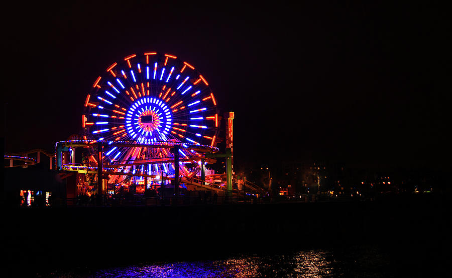 Santa Monica Pier Ferris Wheel 2010071100206 Photograph by Robert Braley