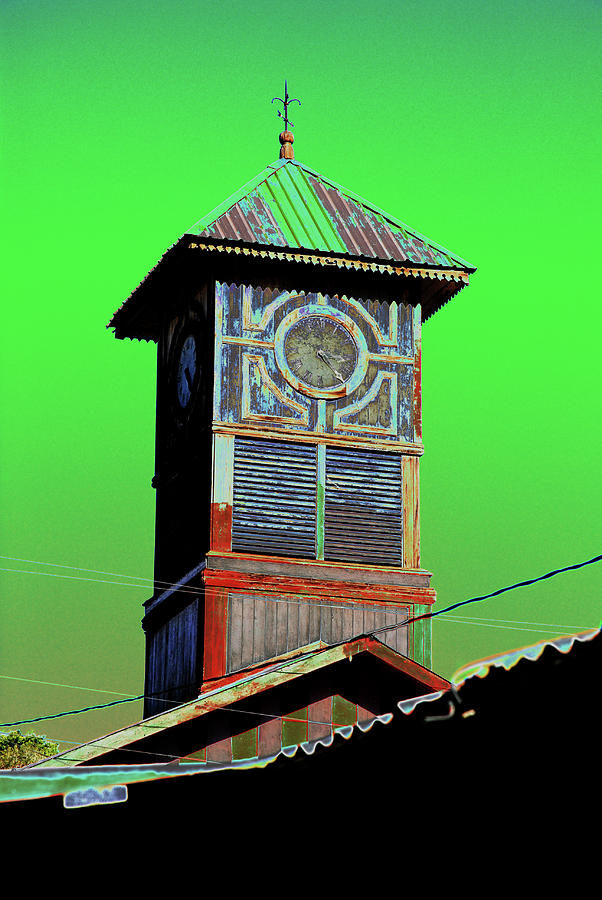 Santa Rosalia Clocktower Photograph by JustJeffAz Photography