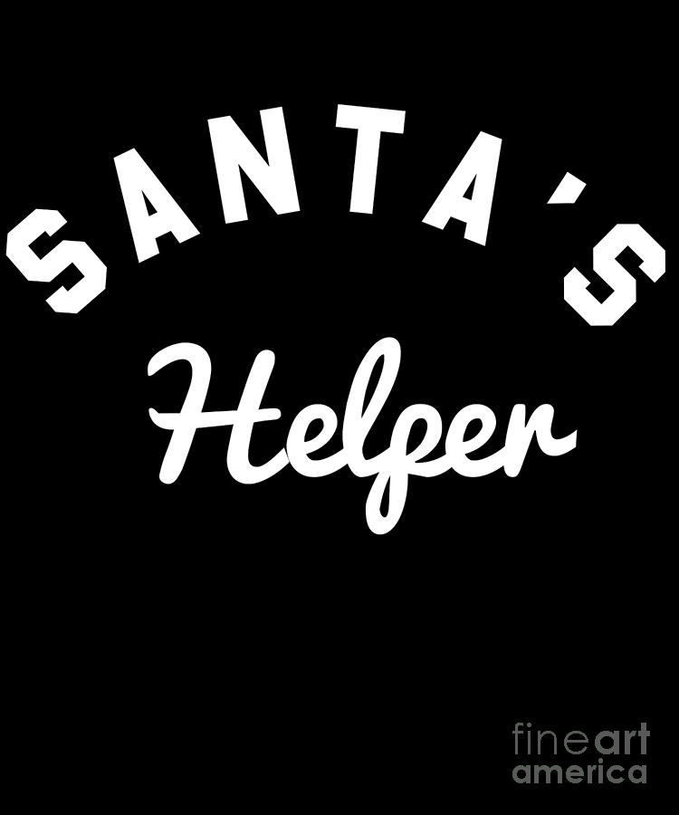 Santas Helper Digital Art by Flippin Sweet Gear