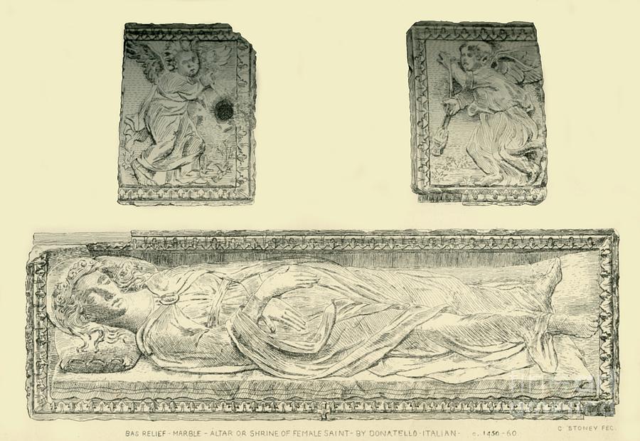 Sarcophagus Of Santa Giustina #1 Drawing by Print Collector