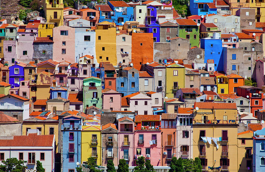 Sardinia, Bosa, Italy #1 Digital Art by Olimpio Fantuz