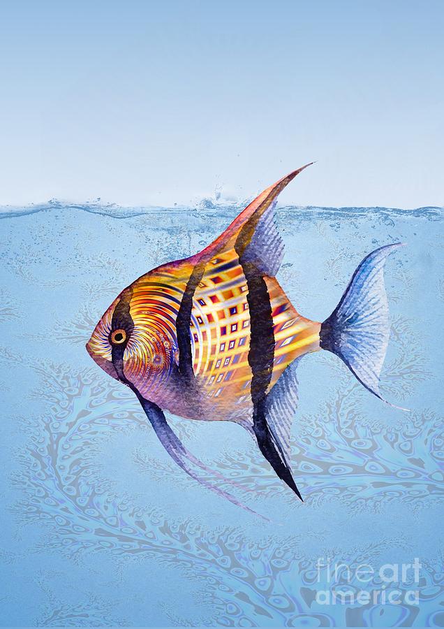 Fish Painting - Sargasso #2 by John Edwards