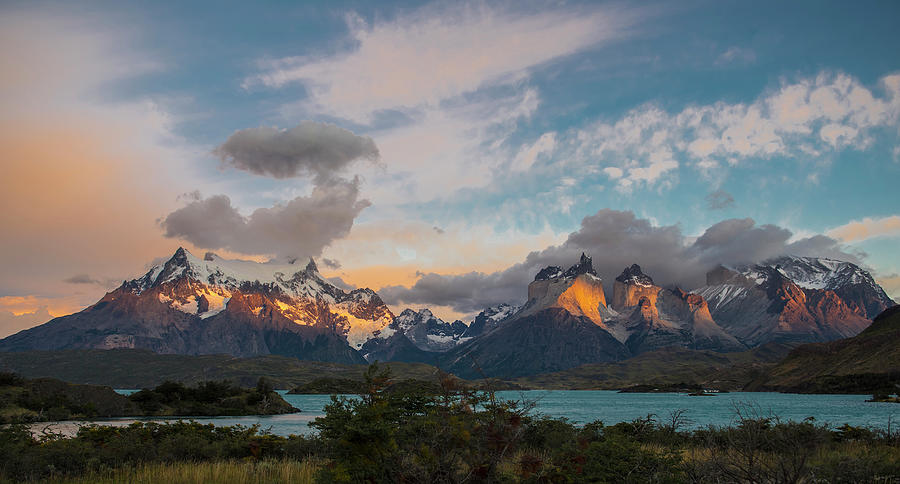 Scenic View Of Torres Del Paine National Park, Patagonia, Chile #1 Photograph by Cavan Images Scenic View Of Torres Del Paine National Park, Patagonia, Chile #1 Photograph by Cavan Images