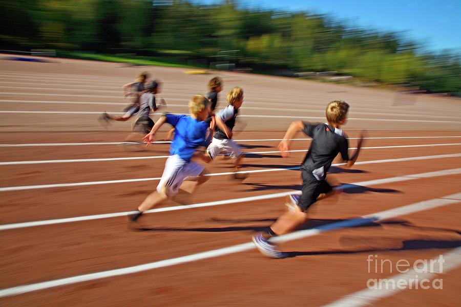 School Athletics #1 Photograph by Bjorn Svensson/science Photo Library