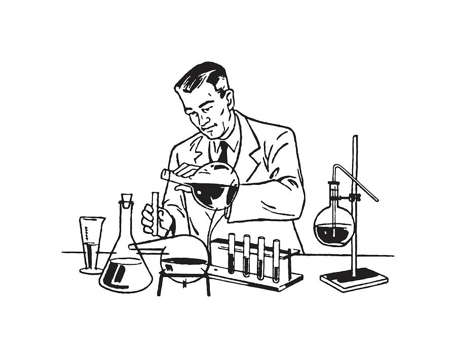The Smart Professor With The Laboratory Coat Is Giving The Thumb Up Stock  Illustration - Download Image Now - iStock