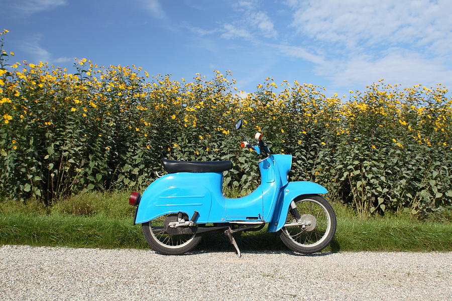 Scooter From 1973 #1 Photograph by Pannonia