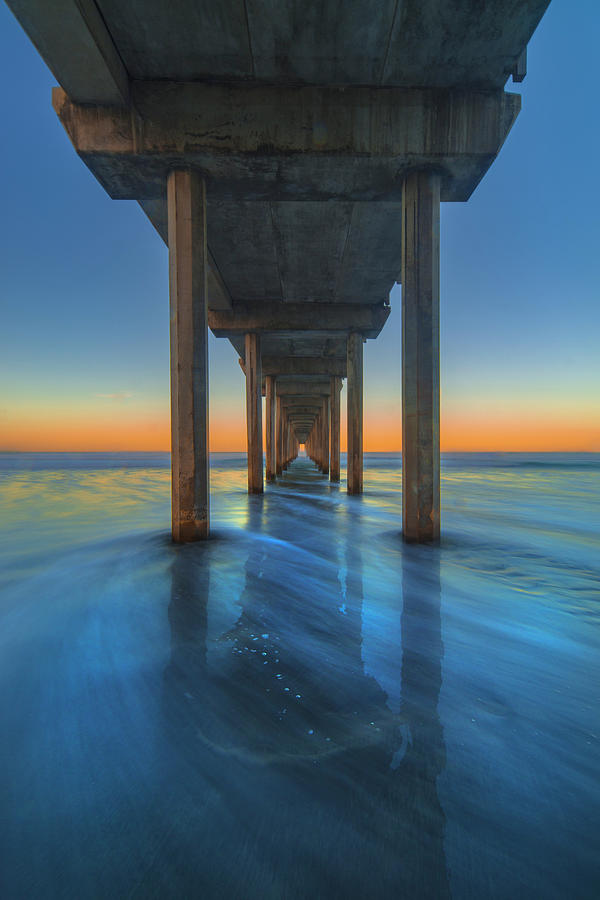 Scripps Photograph - Scripps Pier - 3 by Jonathan Hansen Scripps Photograph - Scripps Pier - 3 by Jonathan Hansen