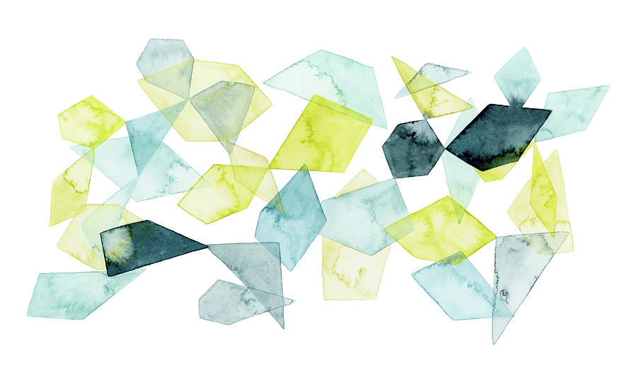 Abstract Painting - Seaglass Abstract II #1 by Grace Popp