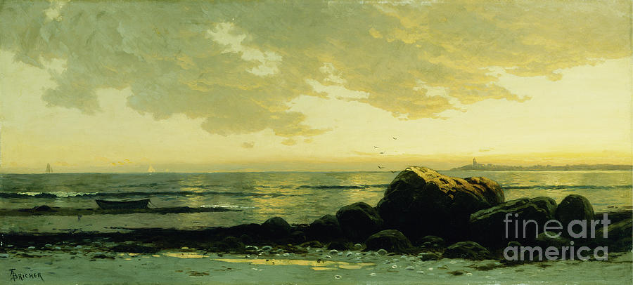 Seascape By Alfred Thompson Bricher Painting by Alfred Thompson Bricher