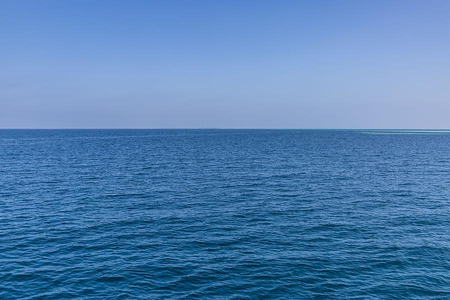Nature Photograph - Seascape With Sea Horizon #1 by Levente Bodo