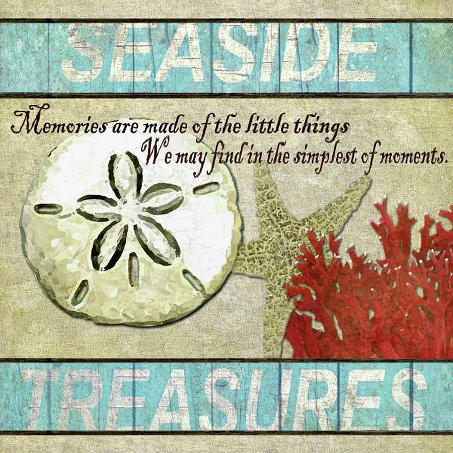 Seaside Treasure Mixed Media - Seaside Treasures #1 by Karen Williams