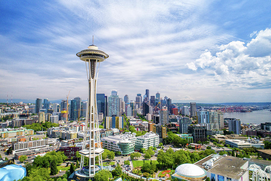 Seattle Skyline Photograph By Max Seigal 