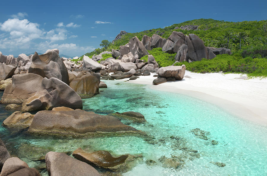 Secluded Bay, Anse Marron, Seychelles #1 Photograph by 4fr