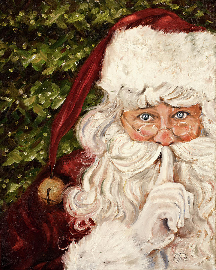 Christmas Painting - Secret Santa #1 by Patricia Pinto