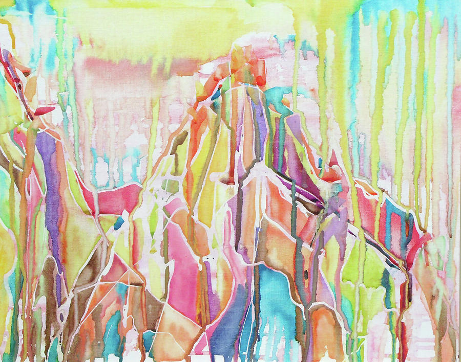 Abstract Painting - Sedona #1 by Lauren Moss