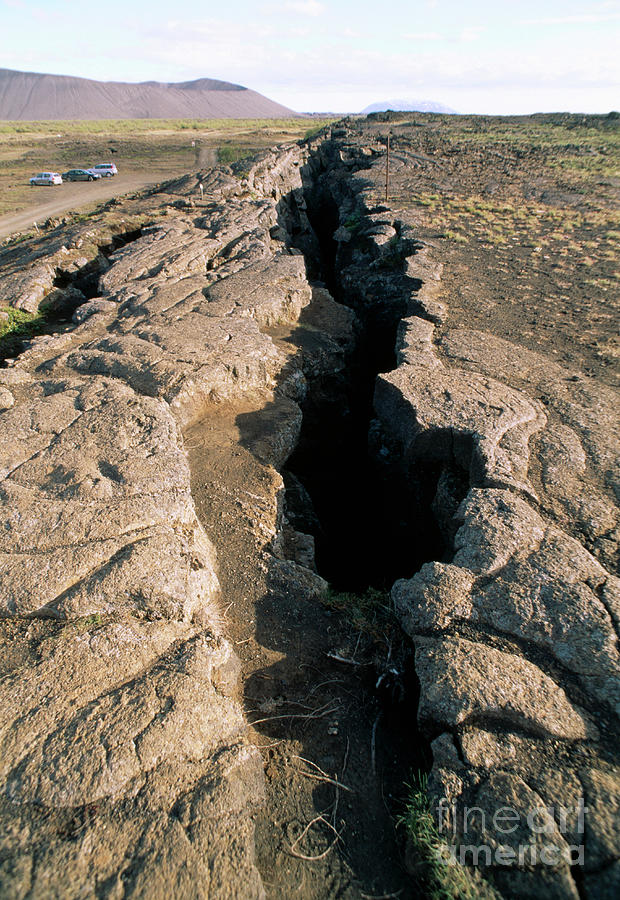 Seismic Fault #1 Photograph by Daniel Sambraus/science Photo Library