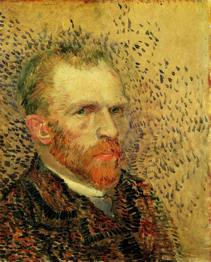 Self Portrait of Vincent Van Gogh #1 Painting by 