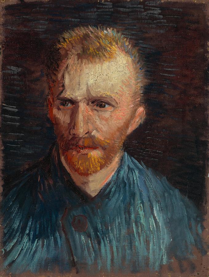 Self-Portrait. #1 Painting by Vincent van Gogh -1853-1890-