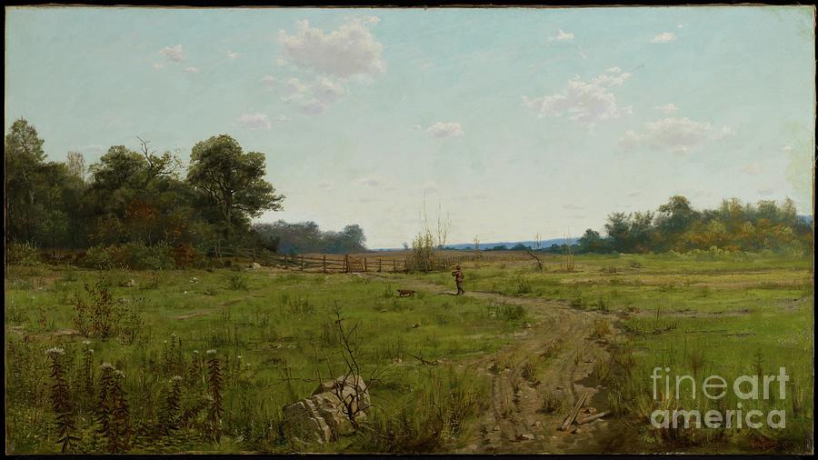 September, 1889 Painting by Alexis Jean Fournier