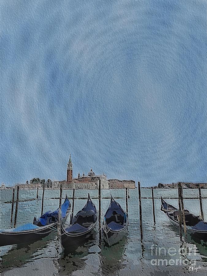 Serenity in Venice #1 Digital Art by Diana Rajala