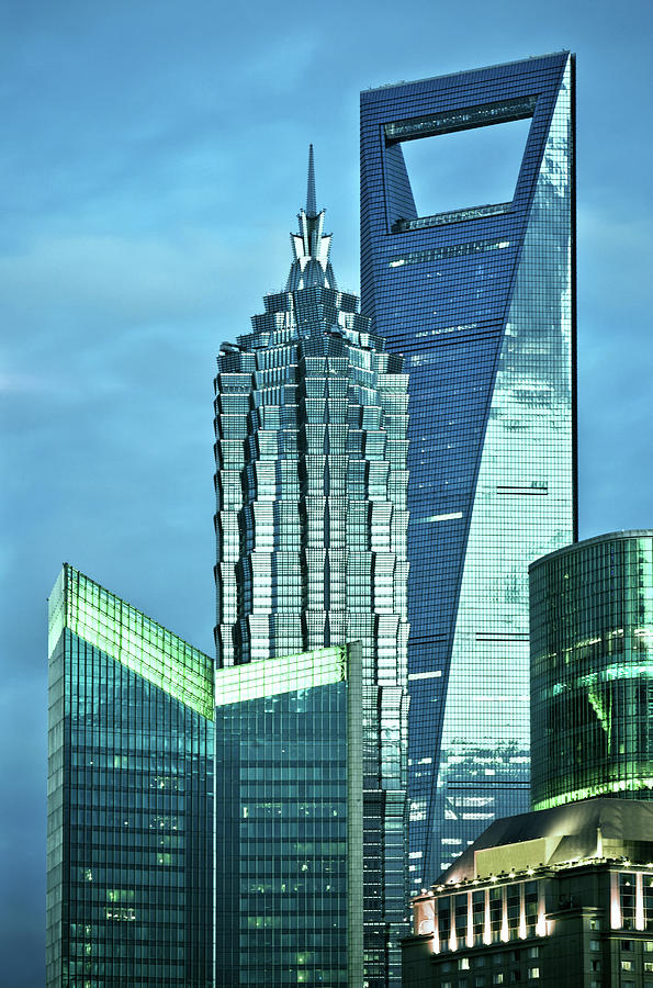 Shanghai Skyscraper #1 Photograph by Nikada