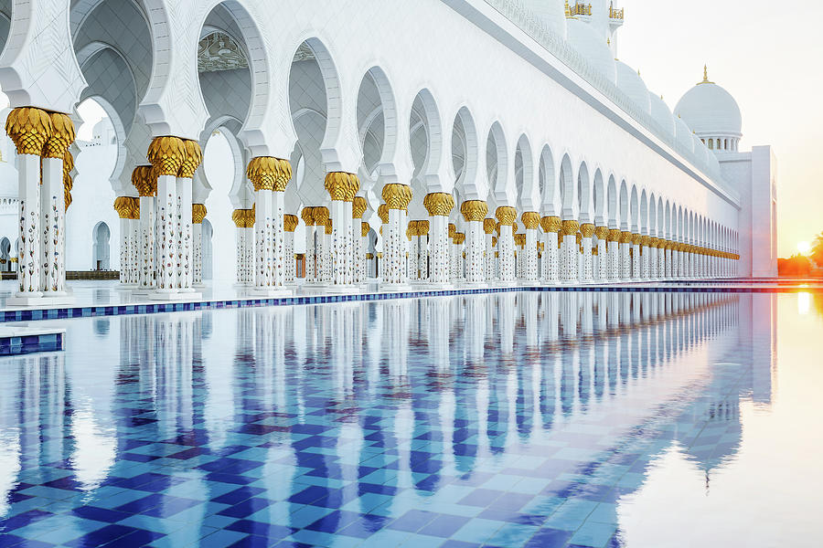 Sheikh Zayed Grand Mosque Photograph by Nicole Young