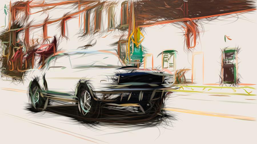 Shelby Gt350 Draw Digital Art By Carstoon Concept Fine Art America 7805