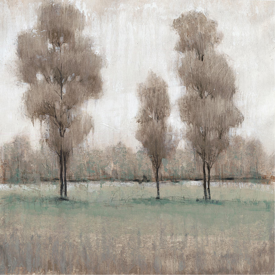 Landscape Painting - Shimmering Trees I #1 by Tim Otoole