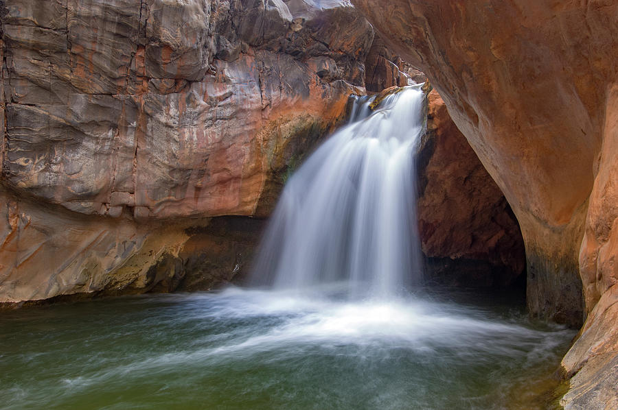 Shinumo Creek Waterfall #1 Photograph by Jeff Foott