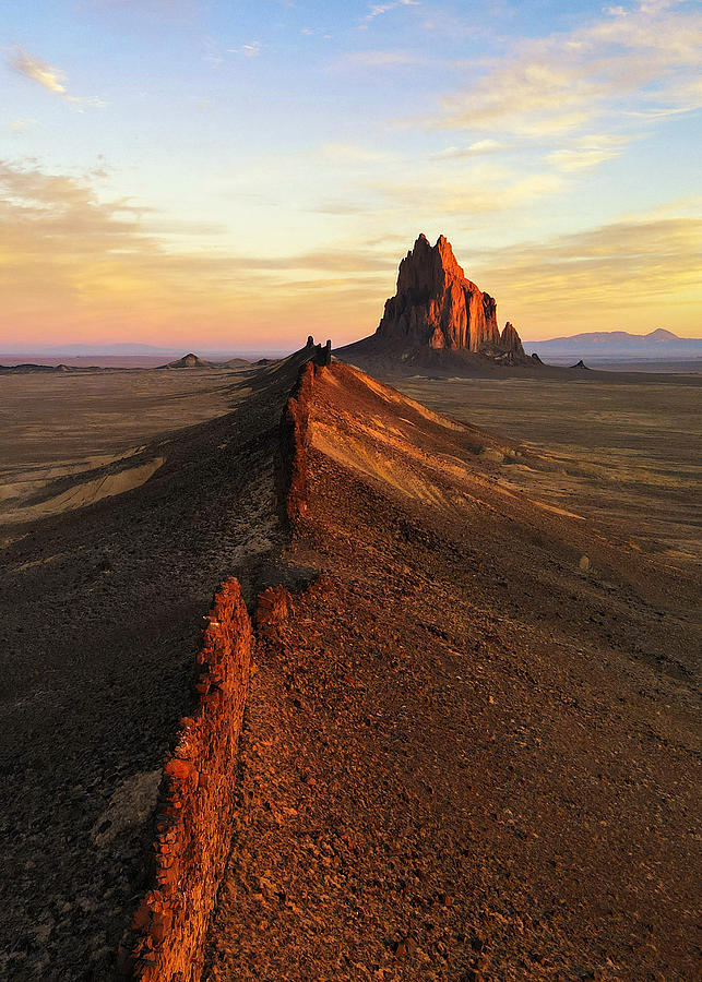 Ship Rock Volcanic Wall Photograph by Fengying Long - Fine Art America